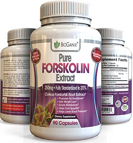 Premium Forskolin Extract Weight Loss Supplement 20 Standardized Usa Made